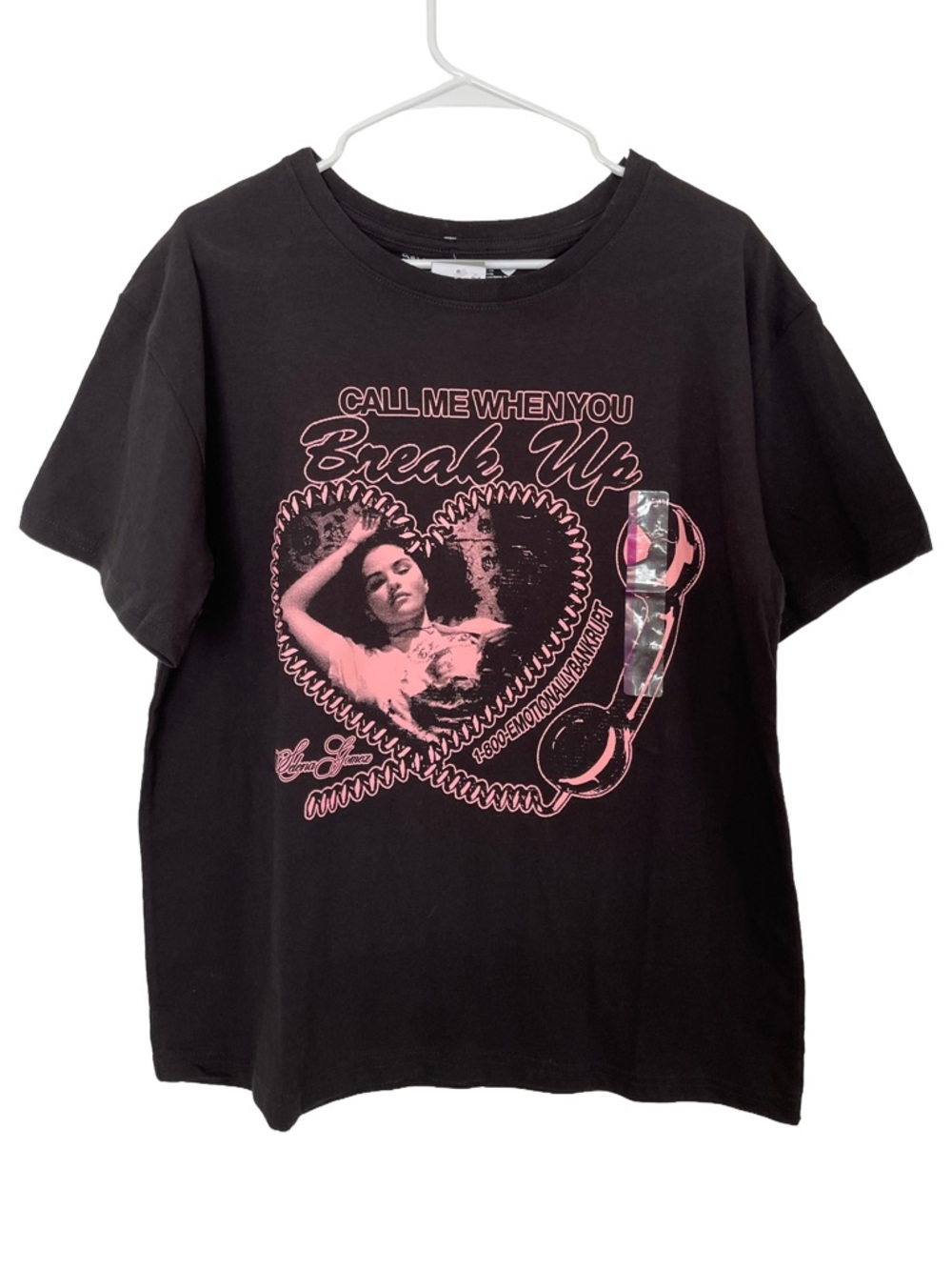 Selena Gomez T-Shirt "Call Me When you Break Up" Song XL NEW